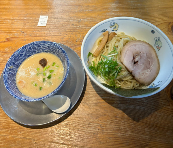 「鶏塩つけ麺」@中華そば 一楽の写真