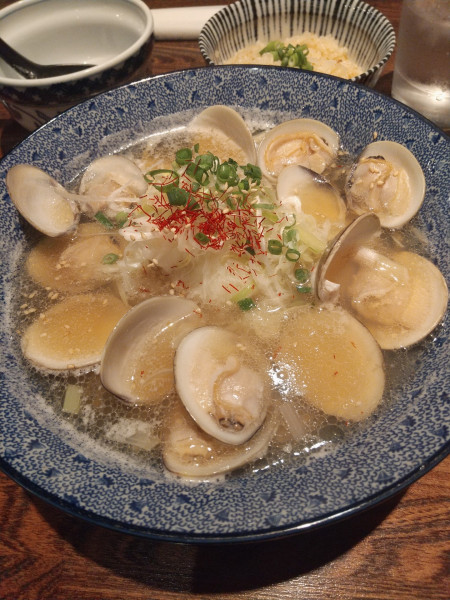「はまぐりラーメン」@和風楽麺 四代目 ひのでやの写真