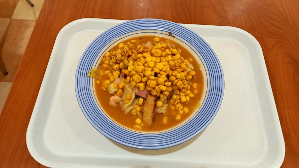 「北海道コーンみそちゃんぽん」@リンガーハット イオンモール日吉津店の写真