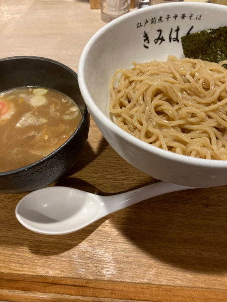 「梅香る煮干つけめん¥980」@江戸前煮干中華そば きみはん 梅田店の写真