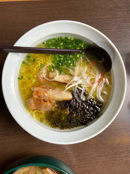 「春限定塩ラーメン」@らぁめん銀波露 江別本店の写真