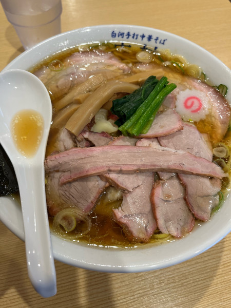 「チャーシュー麺」@白河手打中華そば 中村の写真