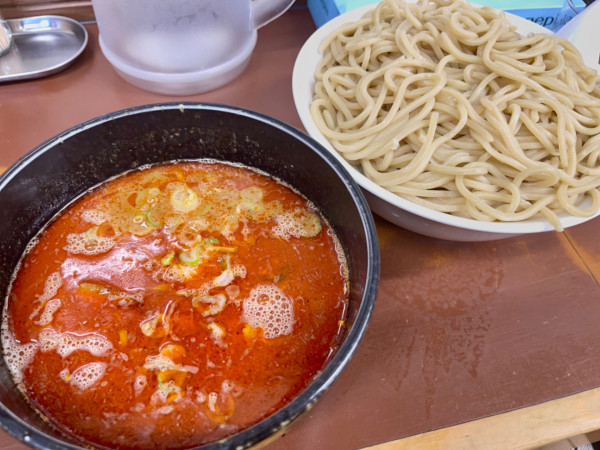 「魚介豚骨辛つけめん  特盛」@ラーメン ひかりの写真