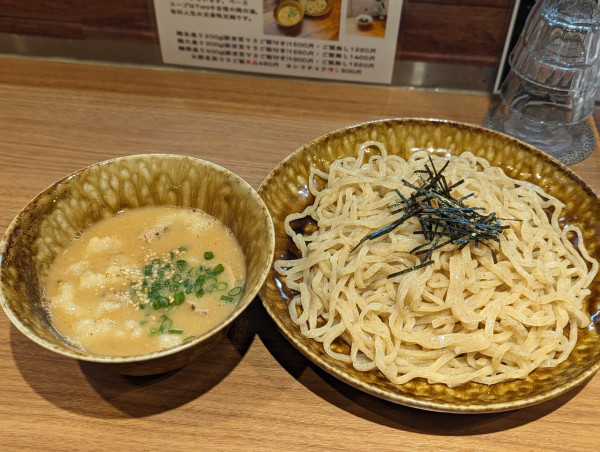 「信州トリプル味噌鶏白湯つけsoba大盛」@鶏Soba Toraやの写真