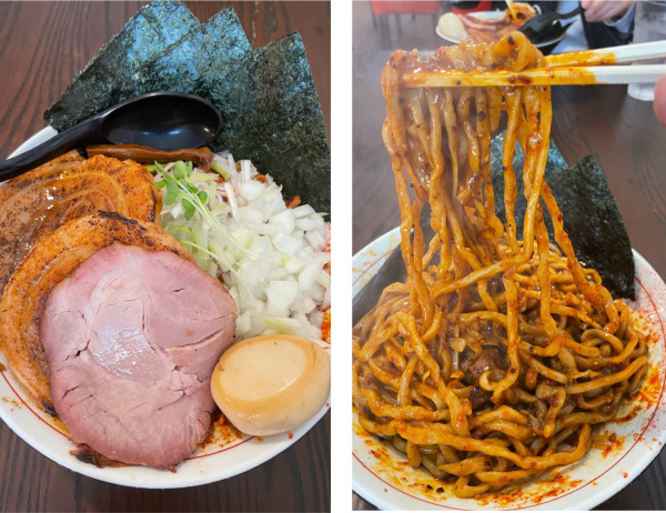 「特製辛アツ蕎麦　大　3辛」@麺屋みつば＋クローバーの写真