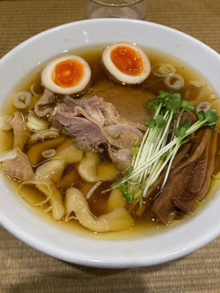 「親鶏中華そば　極太」@手打 親鶏中華そば 綾川の写真