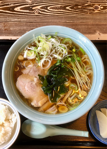 「ラーメン（750）」@手打ちラーメン ふくべの写真