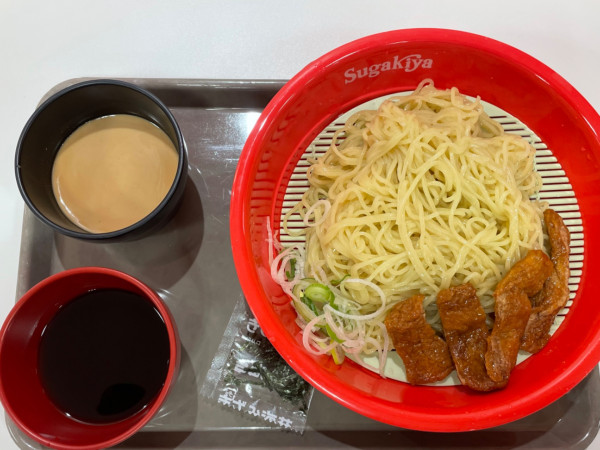 「ざるラーメン　￥５３０」@スガキヤ 名古屋南アピタ店の写真