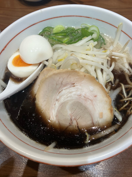 「風味そば　たまごトッピ」@麺や 純氣の写真