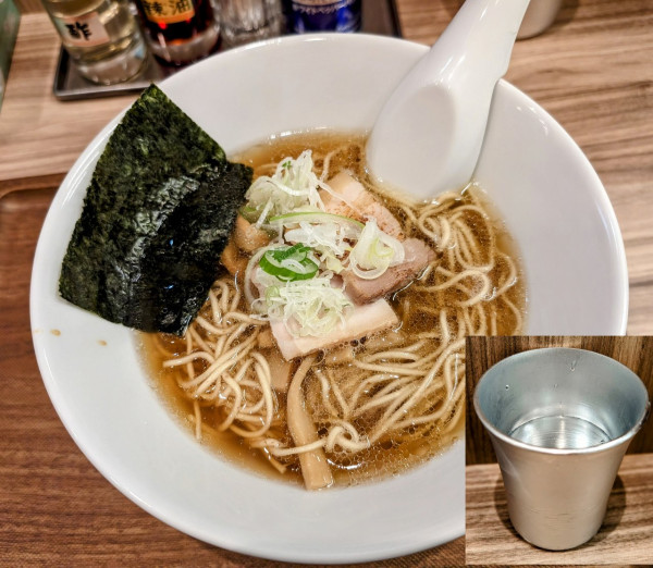 「ラーメン（並）750円」@らーめん 佐山の写真