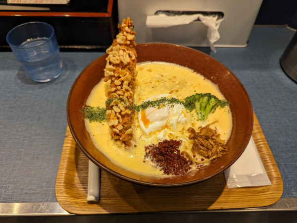 「海老白湯そば」@麺巧 潮の写真