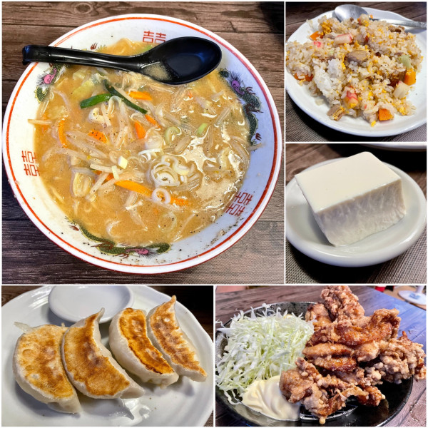 「チャーハンセット (味噌) ￥1280＋唐揚げ￥890」@味勝負 二代目 蝦夷の写真