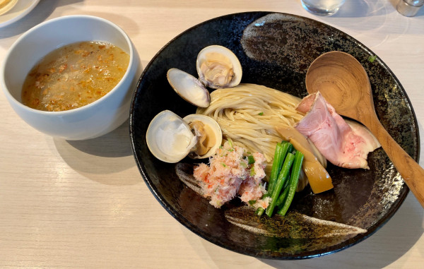 「【平日限定】蛤と鯛の旨味つけ麺＋ずわい蟹ほぐし身」@柳麺 呉田-goden-の写真
