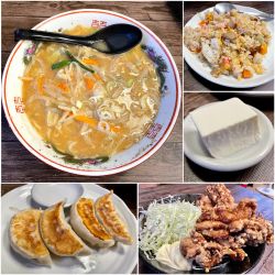 チャーハンセット (味噌) ￥1280＋唐揚げ￥890