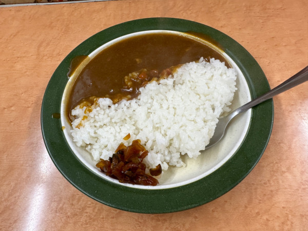 「カレーライス(並盛)440円」@そば・うどん 八起家 西口店の写真