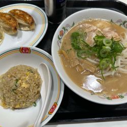 餃子の王将ラーメンセット