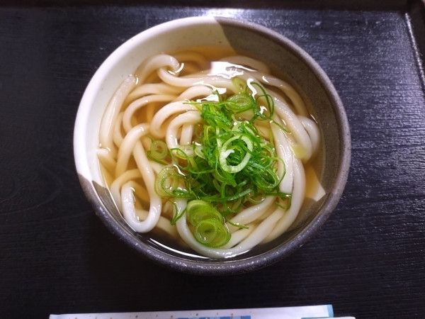 「かけうどん小300円」@桃山亭 観音寺本店の写真