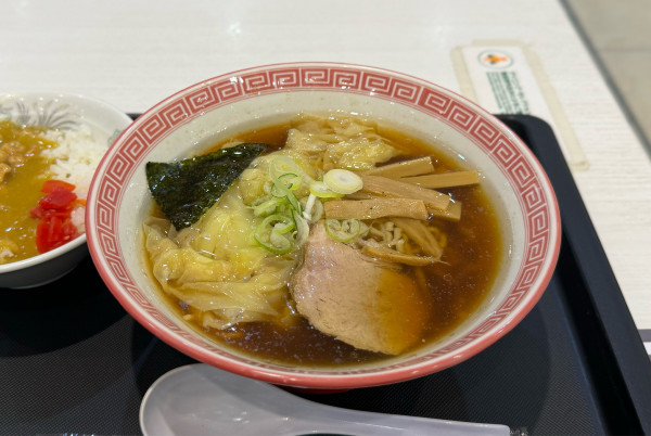 「わんたん麺、ミニ春木屋昭和カレーセット ¥1450」@荻窪中華そば 春木屋 ラゾーナ川崎店の写真