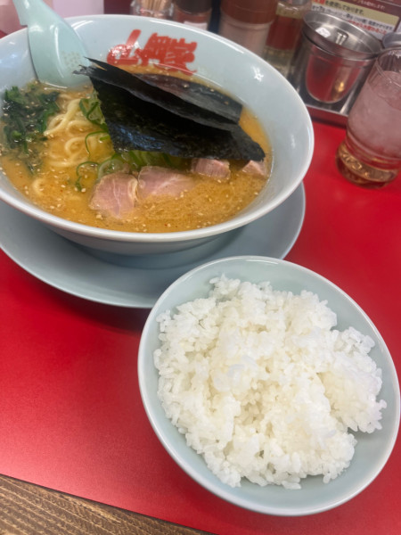 「特製みそ半ライス」@ラーメン山岡家 テクノポリスセンター店の写真