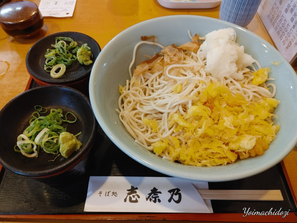 「おろしそば（大盛り 750円）」@そば処 志奈乃 元町店の写真