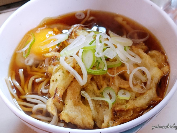 「天玉そば（550円）」@そば処 弁菜亭 5・6番ホーム店の写真