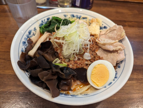 「汁なし　限定Why担　1050円」@東池袋大勝軒 八王子店の写真