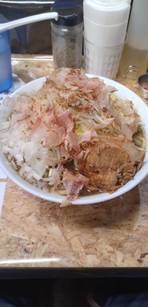 「(限定)煮干らーめん＋玉ねぎ」@自家製麺 まさき（非乳化） 2号店の写真