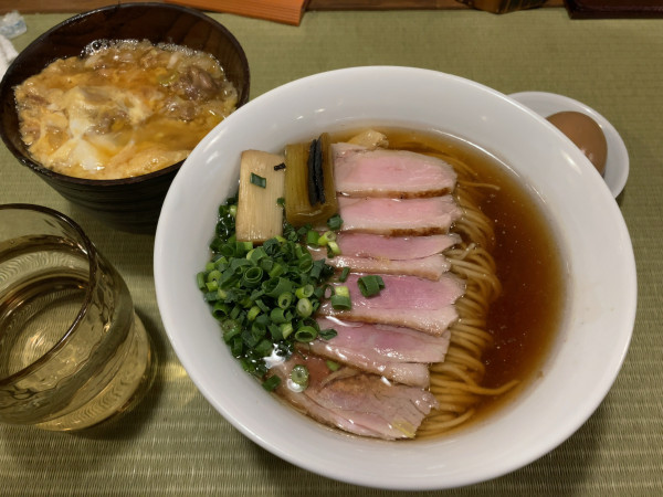 「鴨コンフィ麺」@らーめん 鴨&葱の写真