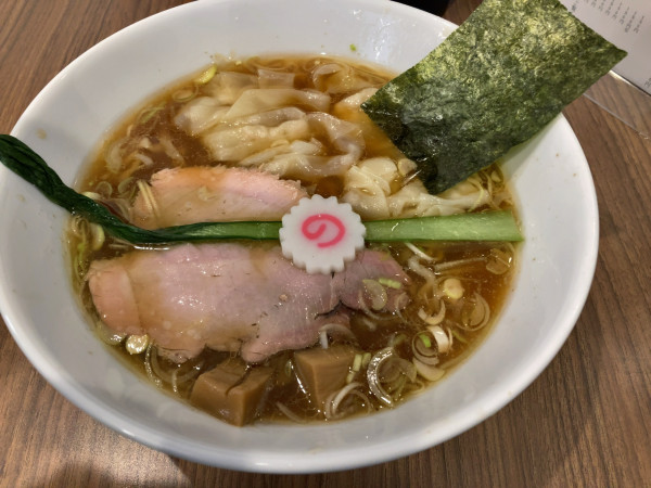 「ワンタン入り手打ち中華」@白河手打ちラーメン アサガキタの写真