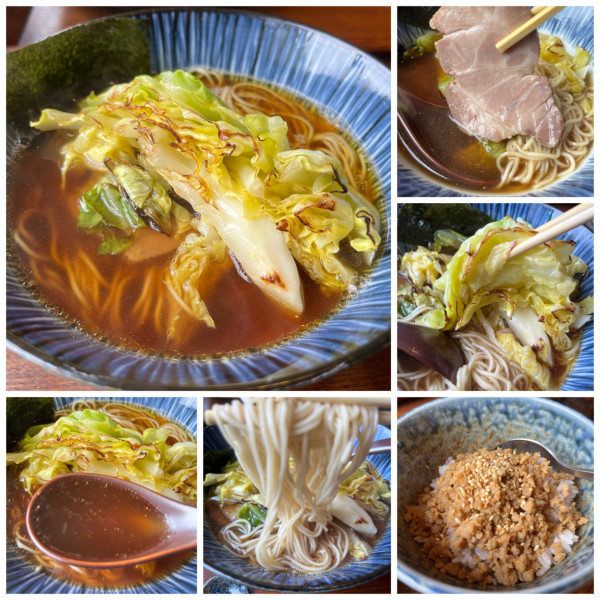 「【限定】シマアジ煮干しと春キャベツ(醤油) 1000円」@Omirukの写真