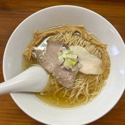 秋刀魚煮干しらぁ麺　塩