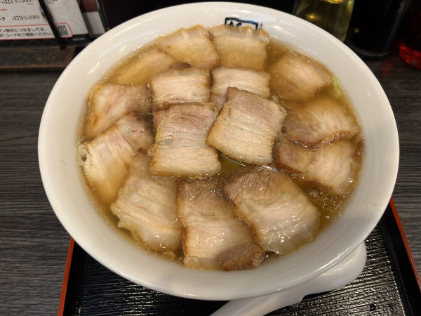 「大盛チャーシューメン　1290円」@喜多方ラーメン坂内 笹塚店の写真