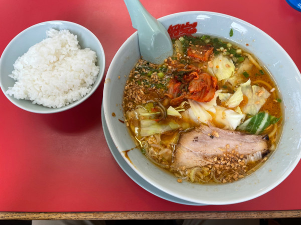 「旨辛スタミナらーめん」@ラーメン山岡家 愛知刈谷店の写真