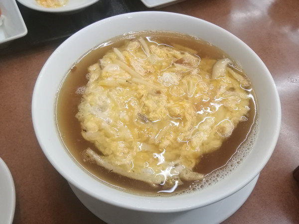 「（限定）桜海老の天津麺(780円)」@ゆうえん 松戸駅西口店の写真