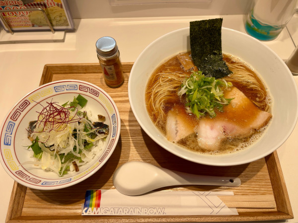 「イリコそば（1000円）」@上方レインボーの写真