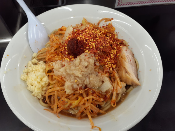 「ぎ郎中盛、レッドスネーク」@らーめん ぎょうてん屋 町田店の写真