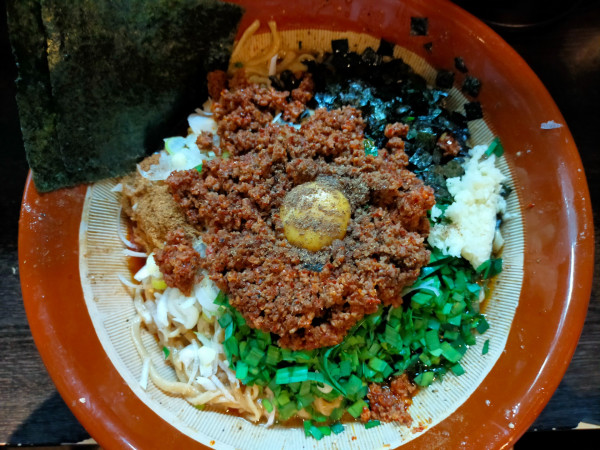 「【限定】我流豚星。台湾混蕎麦(大)1450円+塩変更50円」@豚星。の写真