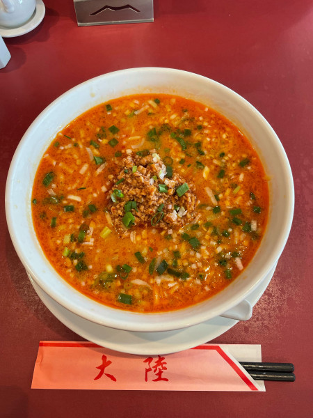 「四川風辛子そば(1000円)」@大陸の写真