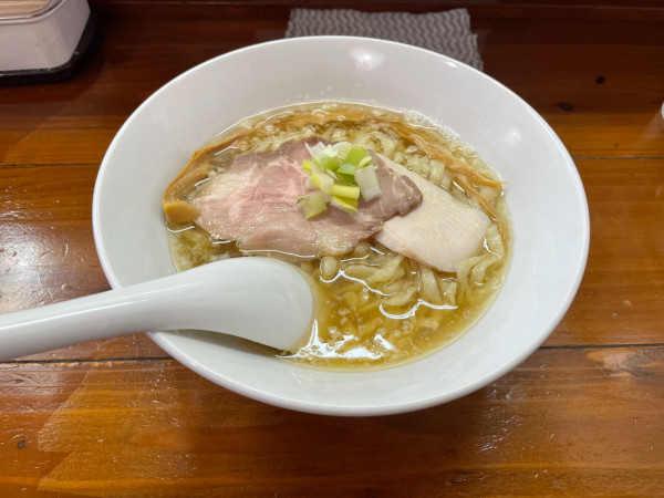 「秋刀魚煮干しらぁ麺」@無化調煮干しらぁ麺 誠実の写真