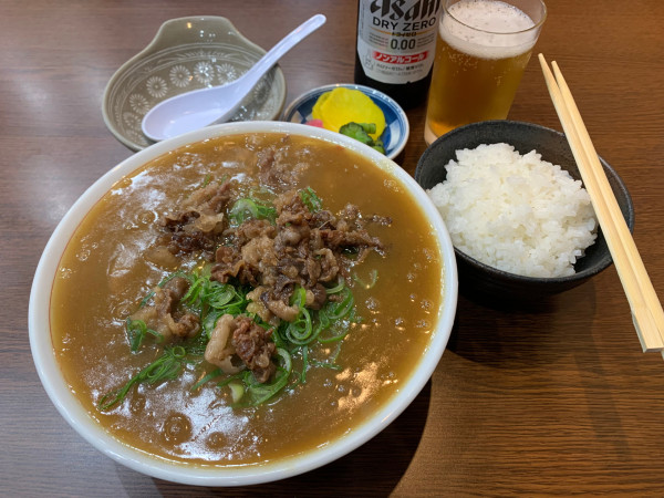 「カレー中華950+小ライス150=1100円」@京一 本店の写真