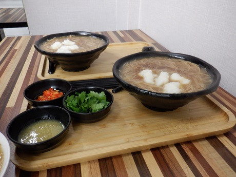 「魚漿麵線」@帽哥海味食堂の写真