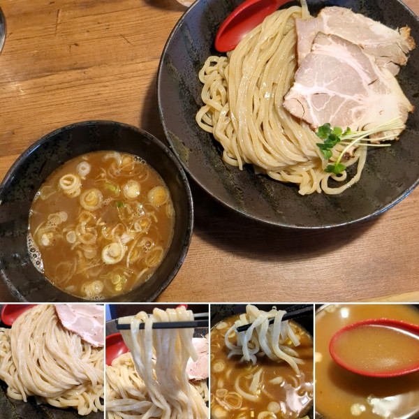 「多加水つけめん(3,4月限定)　1100円」@江戸前煮干し中華そば きみはん 総本店の写真