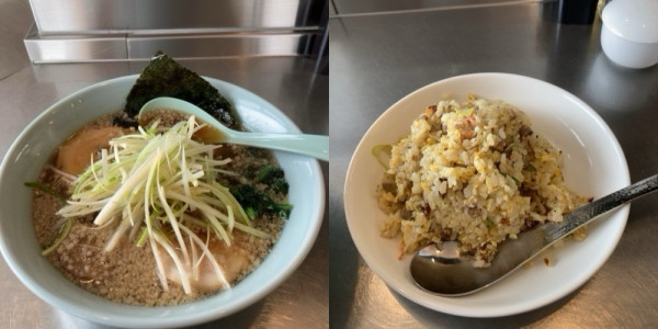 「ネギチャーシューメン＋チャーハンセット　1310円」@ラーメンショップじゅげむの写真