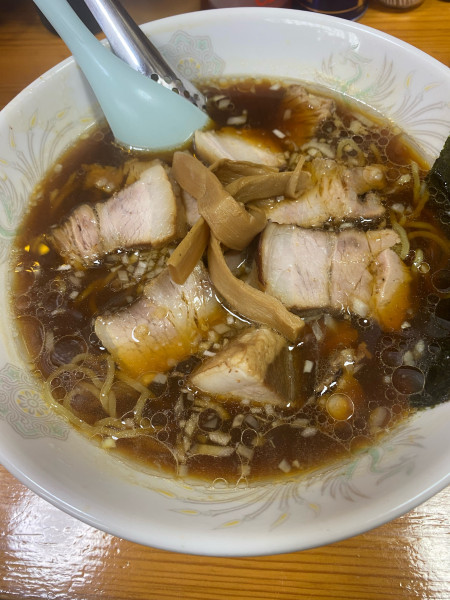「チャーシュー麺➕麺固め」@かどやの写真