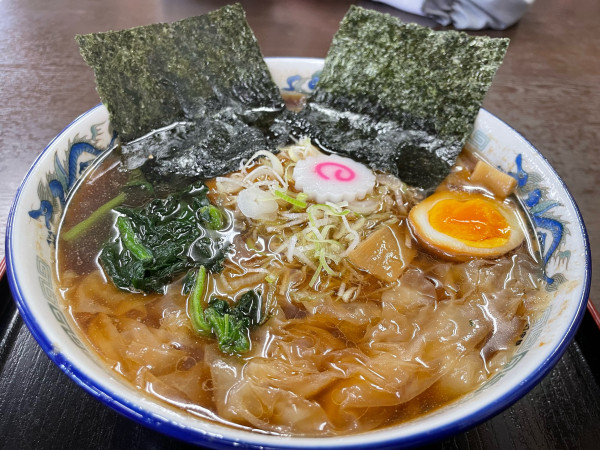 「究極！手打ちワンタン麺」@手打ち中華 トクちゃんらーめんの写真
