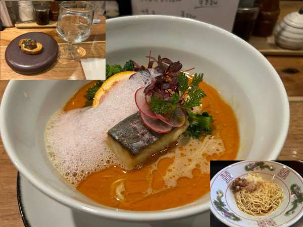 「【限定】鰆のクリーミーらーめん春の訪れ2000円」@海老丸らーめんの写真