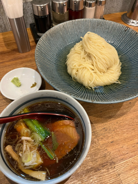 「昆布水つけ麺醤油」@麺処 青野の写真