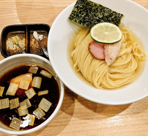 「昆布水つけ麺＋中盛」@麺処 にし尾の写真