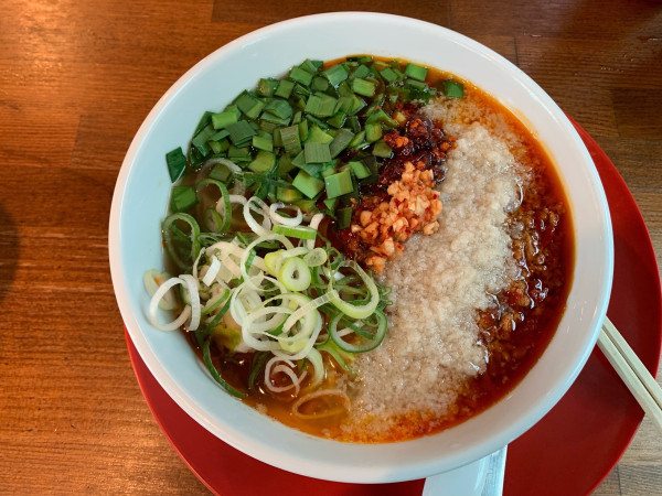 「セアブラ台湾ラーメン2辛」@台湾バスラーメン 喜楽亭の写真