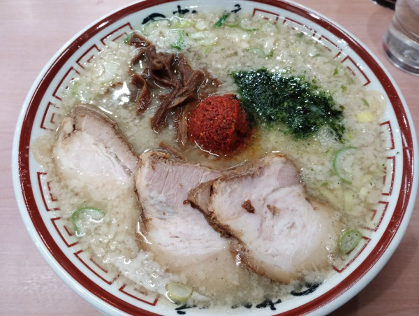 「山形辛味噌らーめん（背脂入れ）」@中華そば専門 田中そば店  東仙台店の写真